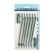Fairnull 1 Set Pet Toothpaste Soft Bristle Double Head Reduce Tartar Pet Teeth Cleaning Dual Ended Brush Set for Home Use